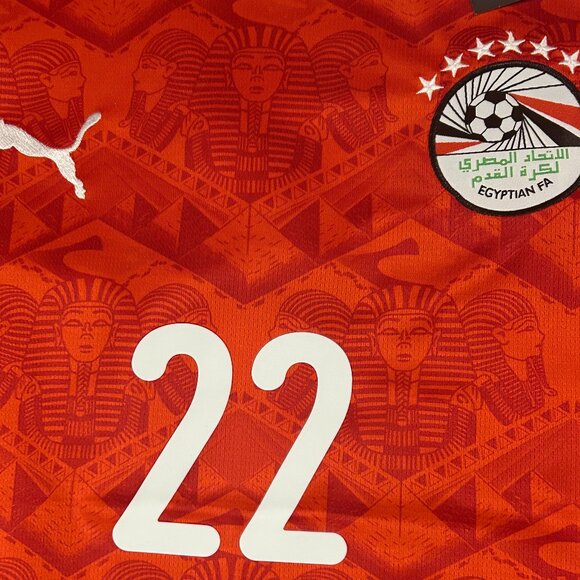 Puma EGYPT National Team OMAR MARMOUSH Men's JERSEY Red M,L,XL,2X New with tags - Picture 4 of 6